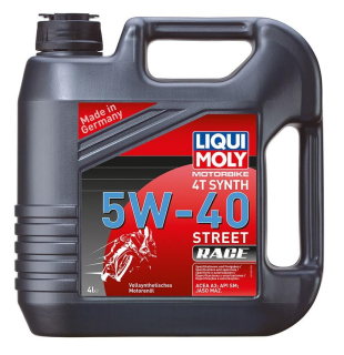 LIQUI MOLY Motorbike 4T Synth 5W40 Race, plně syntetický motorový olej 4 l