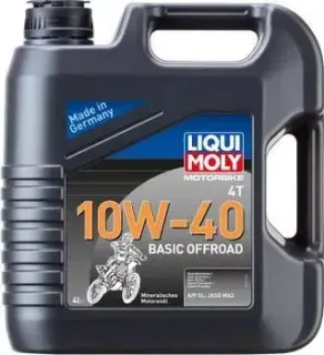 LIQUI MOLY Motorbike 4T 10W40 Offroad, plně syntetický motorový olej 4 l