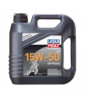 LIQUI MOLY Motorbike 4T 15W50 Offroad, plně syntetický motorový olej 4 l